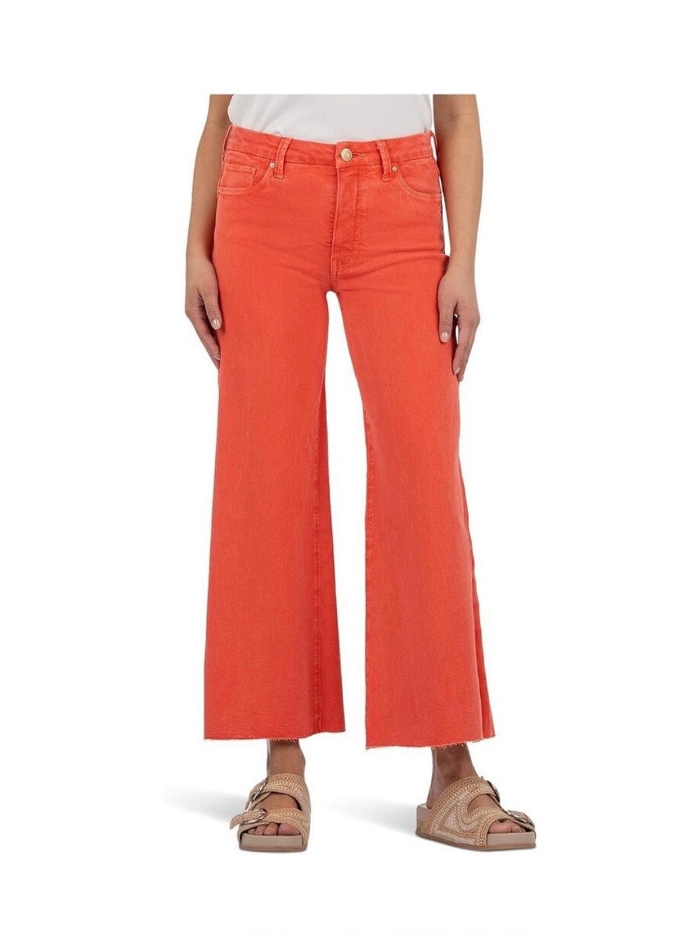 Kut from the Kloth High Rise Meg Fab Ab Wide Leg Jeans Sz 2 NWT